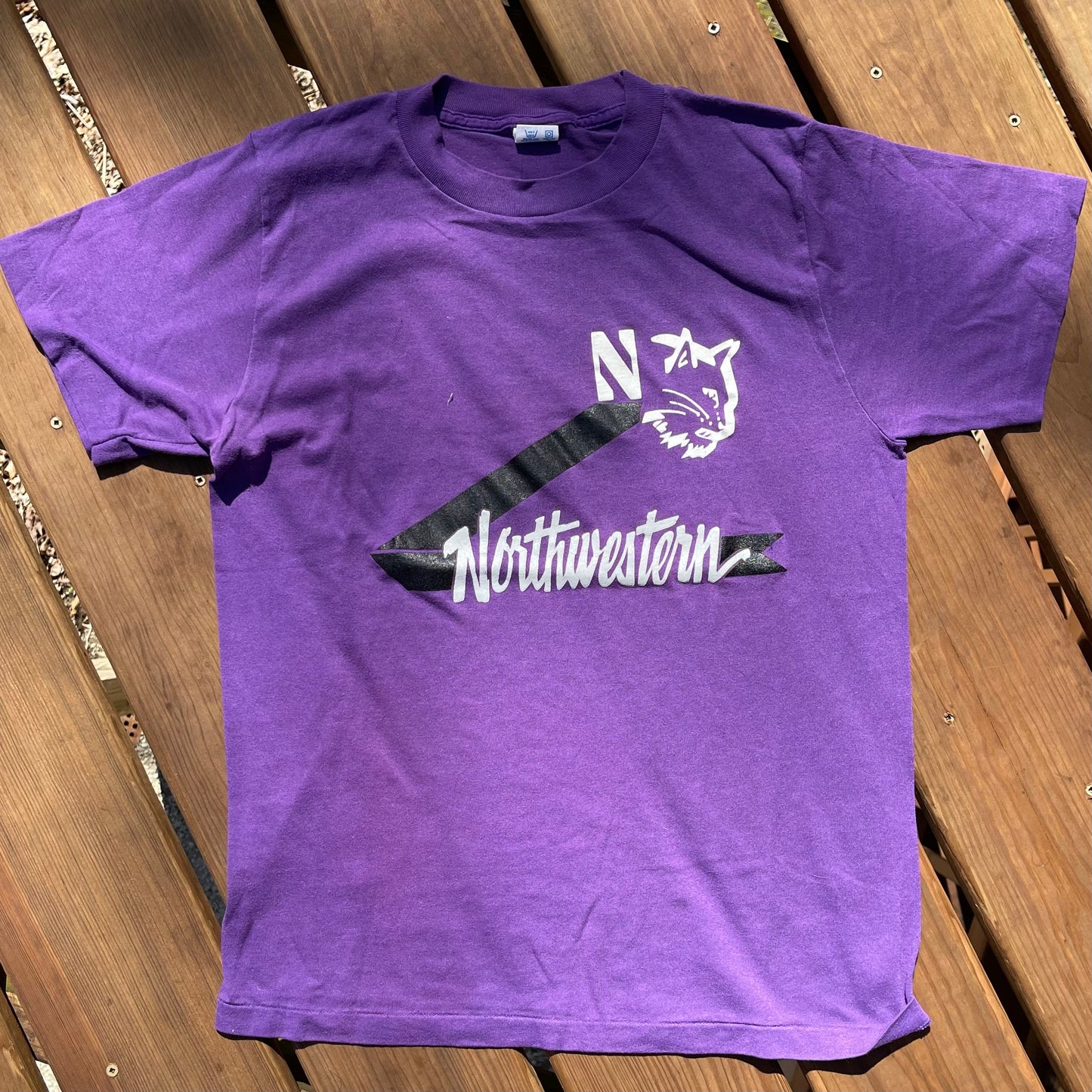 1980's Northwestern Champion Tshirt - L