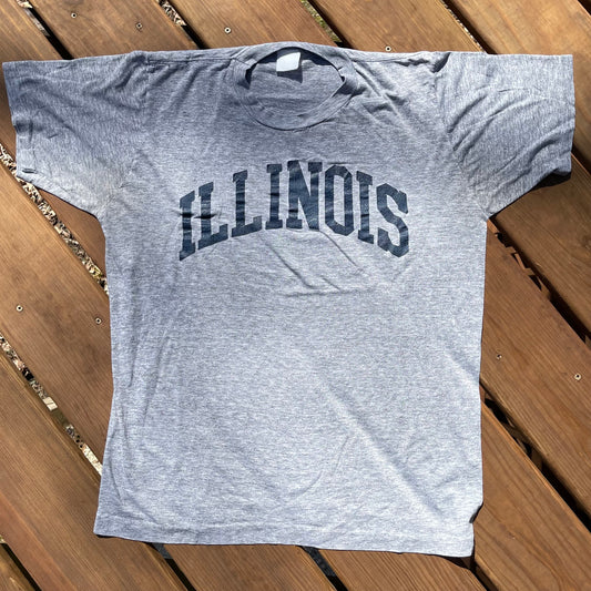 Camiseta de Illinois de los años 80 - L