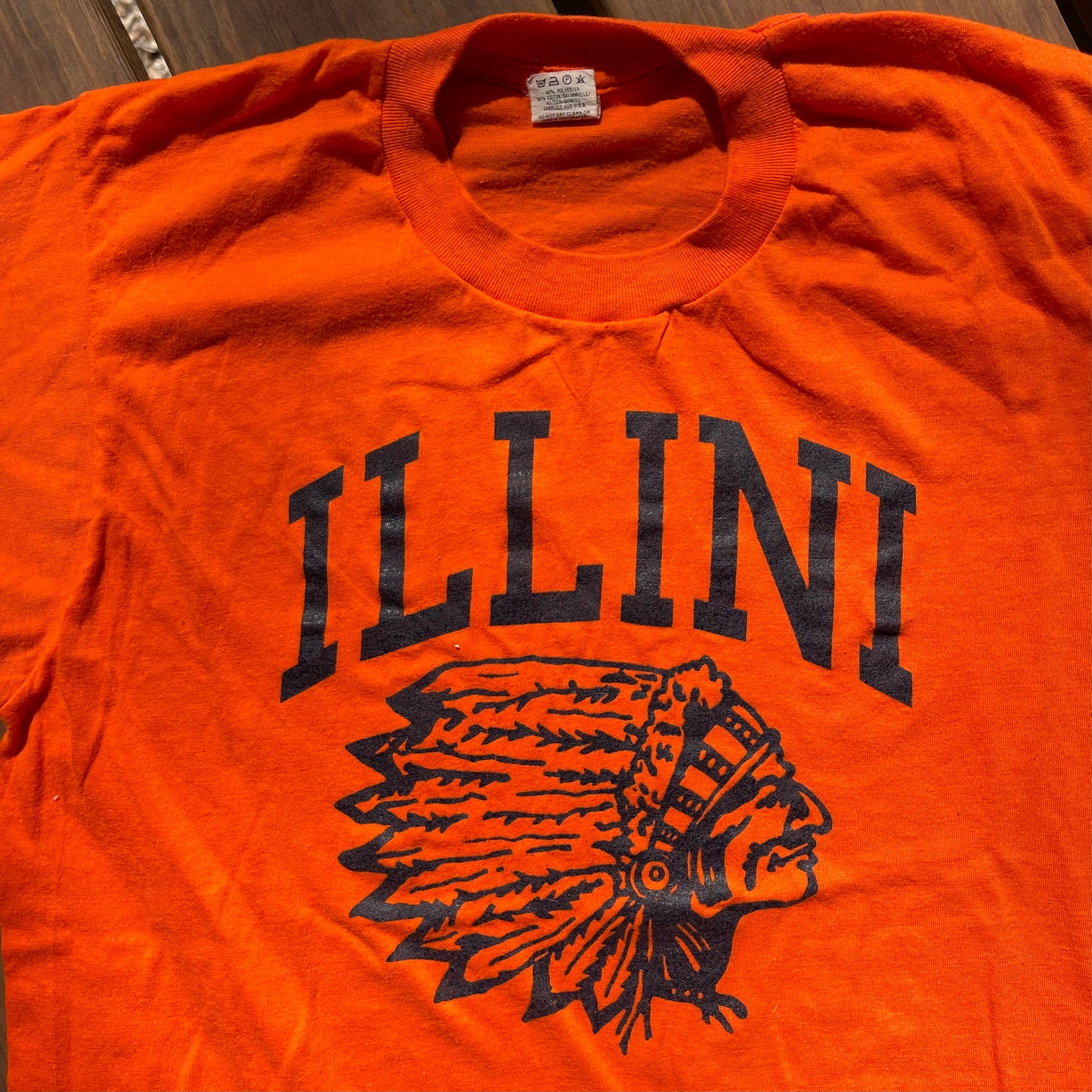 1980's Illini Tshirt - L