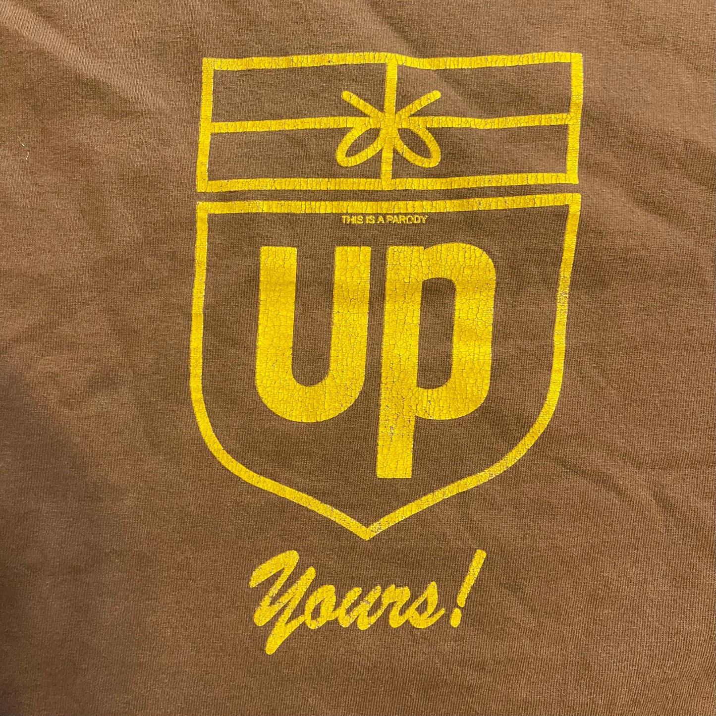 Up Yours UPS Tshirt - L