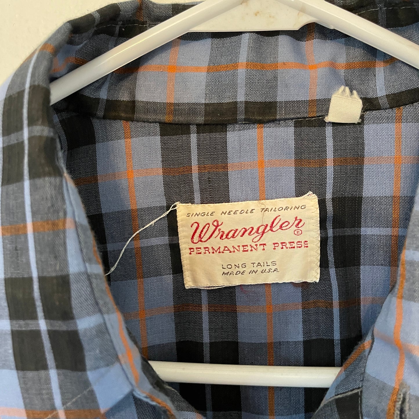 1970's Wrangler Pearl Snap Button Up - XL