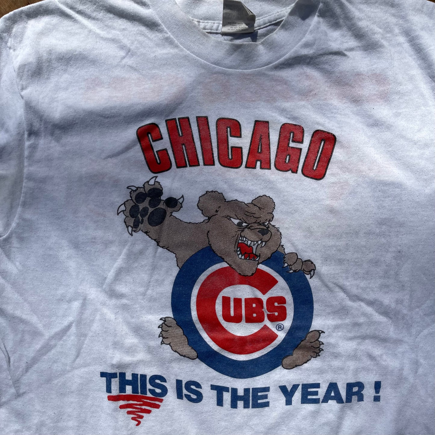 1989 This is the Year Cubs Tshirt - L