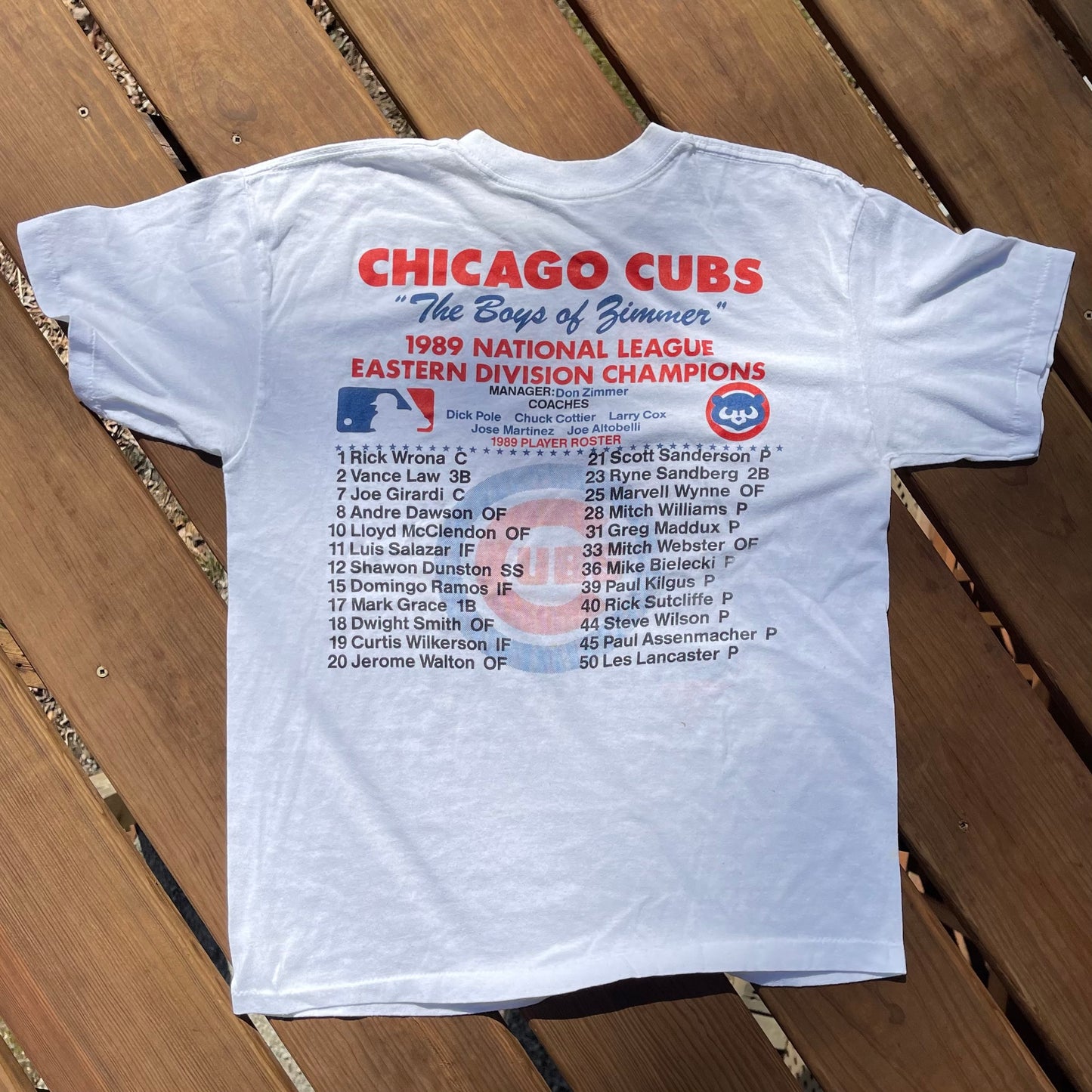 1989 This is the Year Cubs Tshirt - L