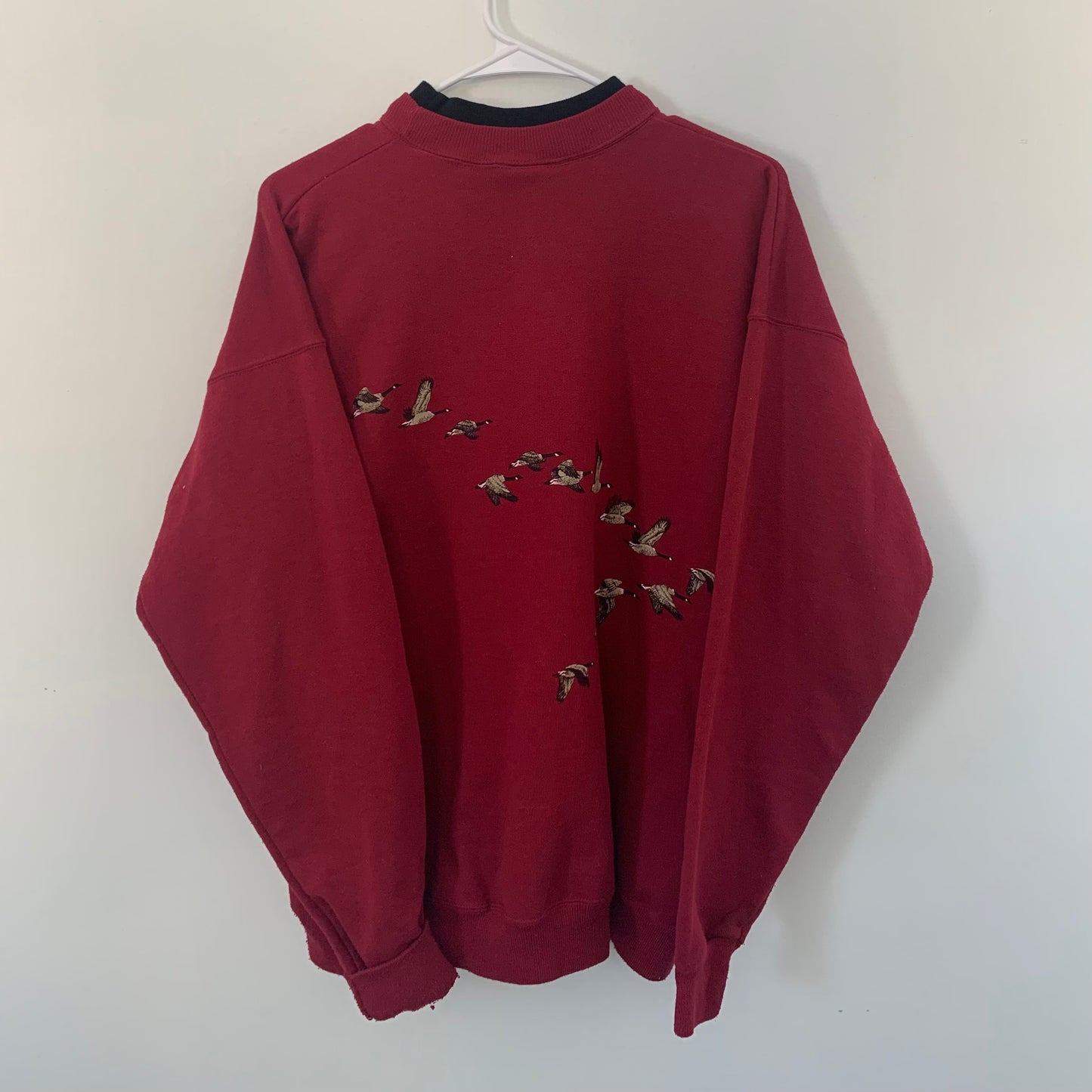 Geese wrap around Crewneck- XL