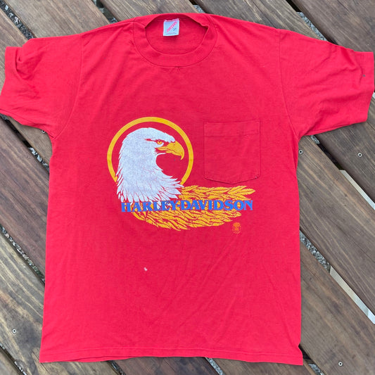 1990's Harley Daytona Beach Pocket Tshirt - L