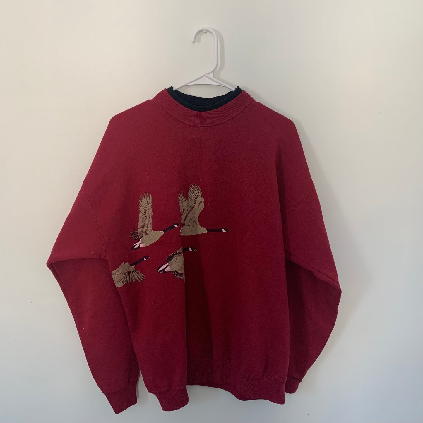 Geese wrap around Crewneck- XL