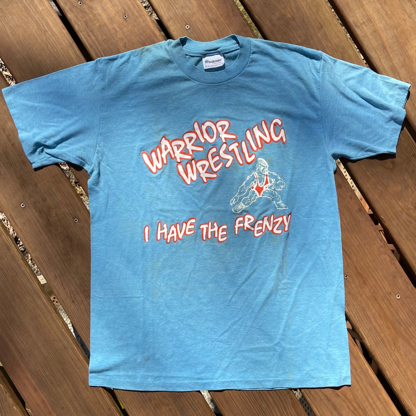 1980's Warrior Wrestling Tshirt - L