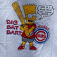 Camiseta Big Bat Bart de Los Simpson de los años 80 - M