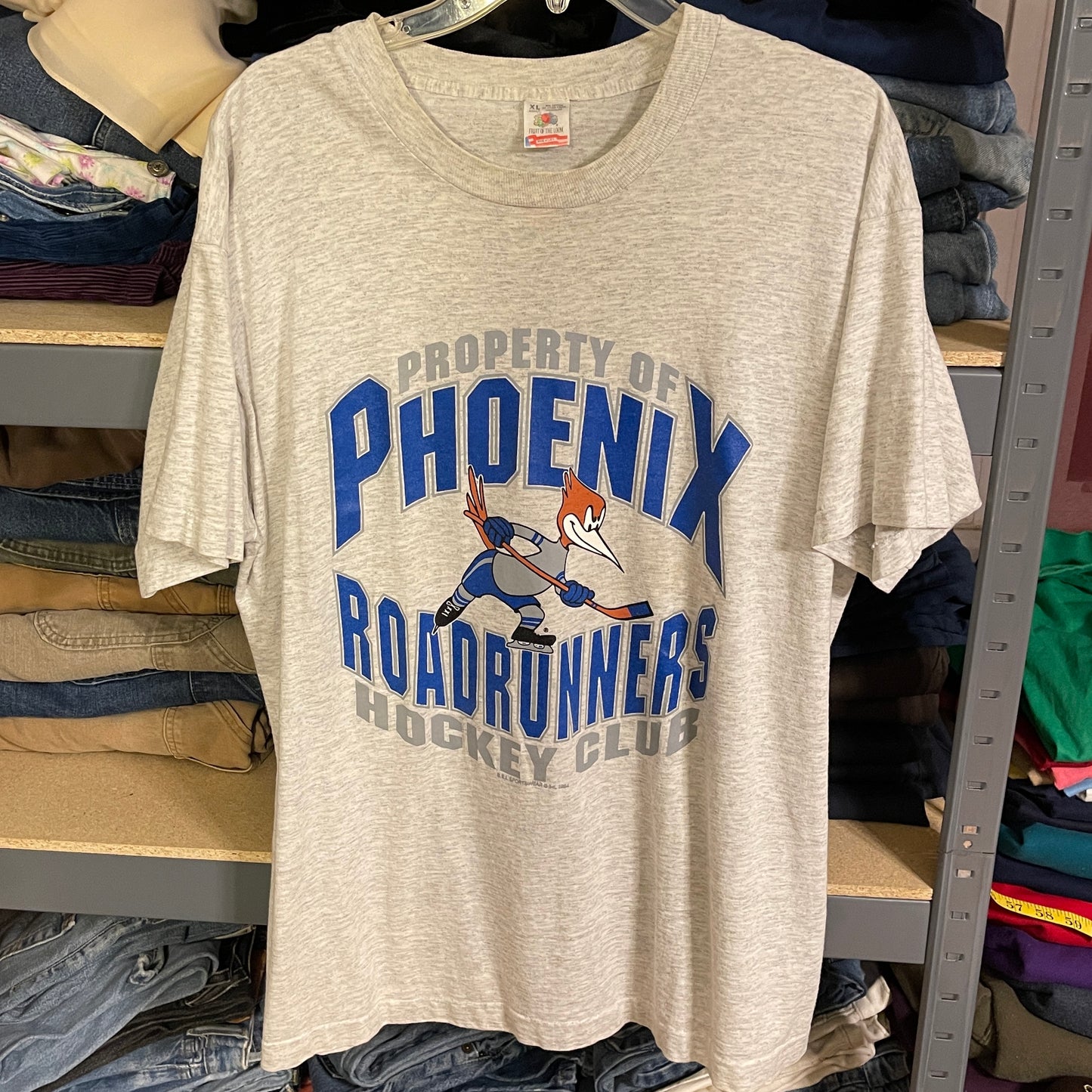 1990s FOTL Phoenix Roadrunners Tshirt - 23" x 30"