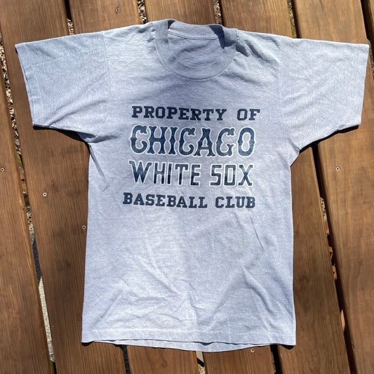 80s-90s White Sox Tshirt - M