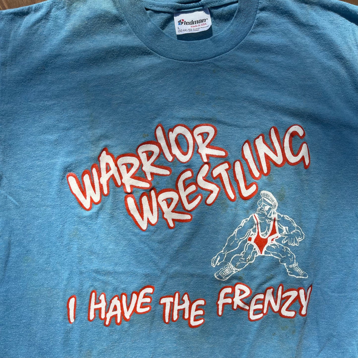 1980's Warrior Wrestling Tshirt - L