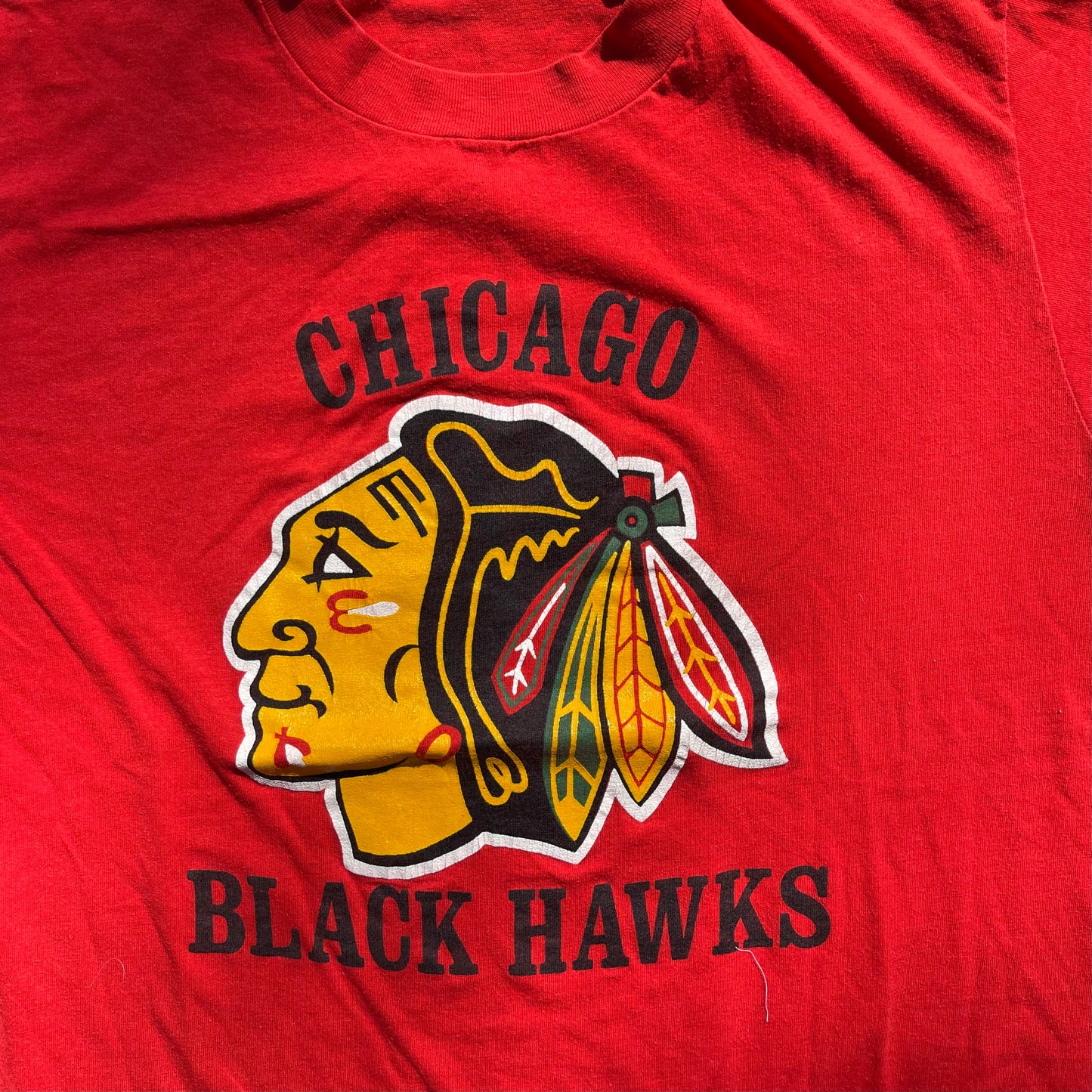 80s-90s Chicago Blackhawks Tshirt - L