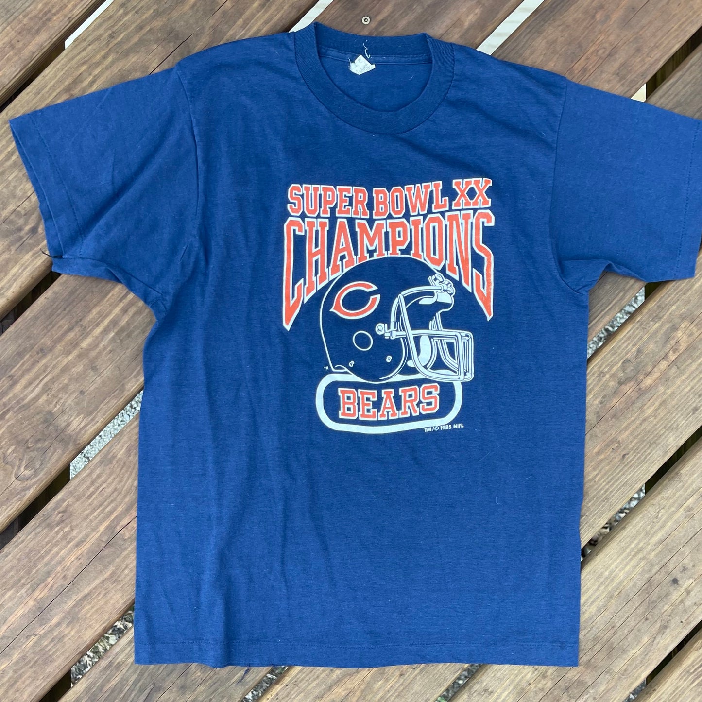 1980's Bears SB 20 Champs Tshirt - L