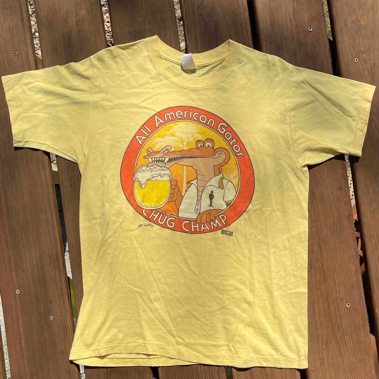 1980's Chug Champ Tshirt - M