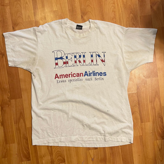 1980s Screen stars Berlin American Airlines Tee - XL