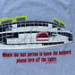 1980's Cubs Wrigley Turn off the lights Tshirt - M