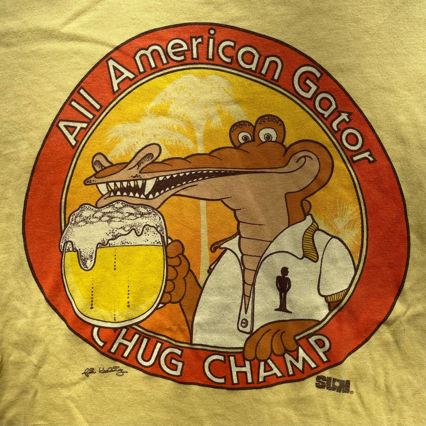 1980's Chug Champ Tshirt - M