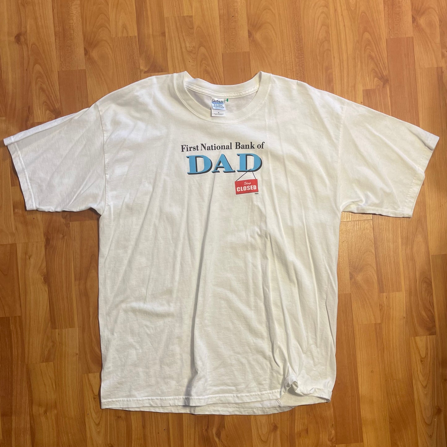 First National Bank of Dad Tshirt - XL