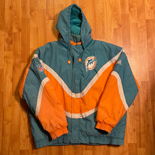 Miami dolphins apex nfl Logo chamarra talla XL