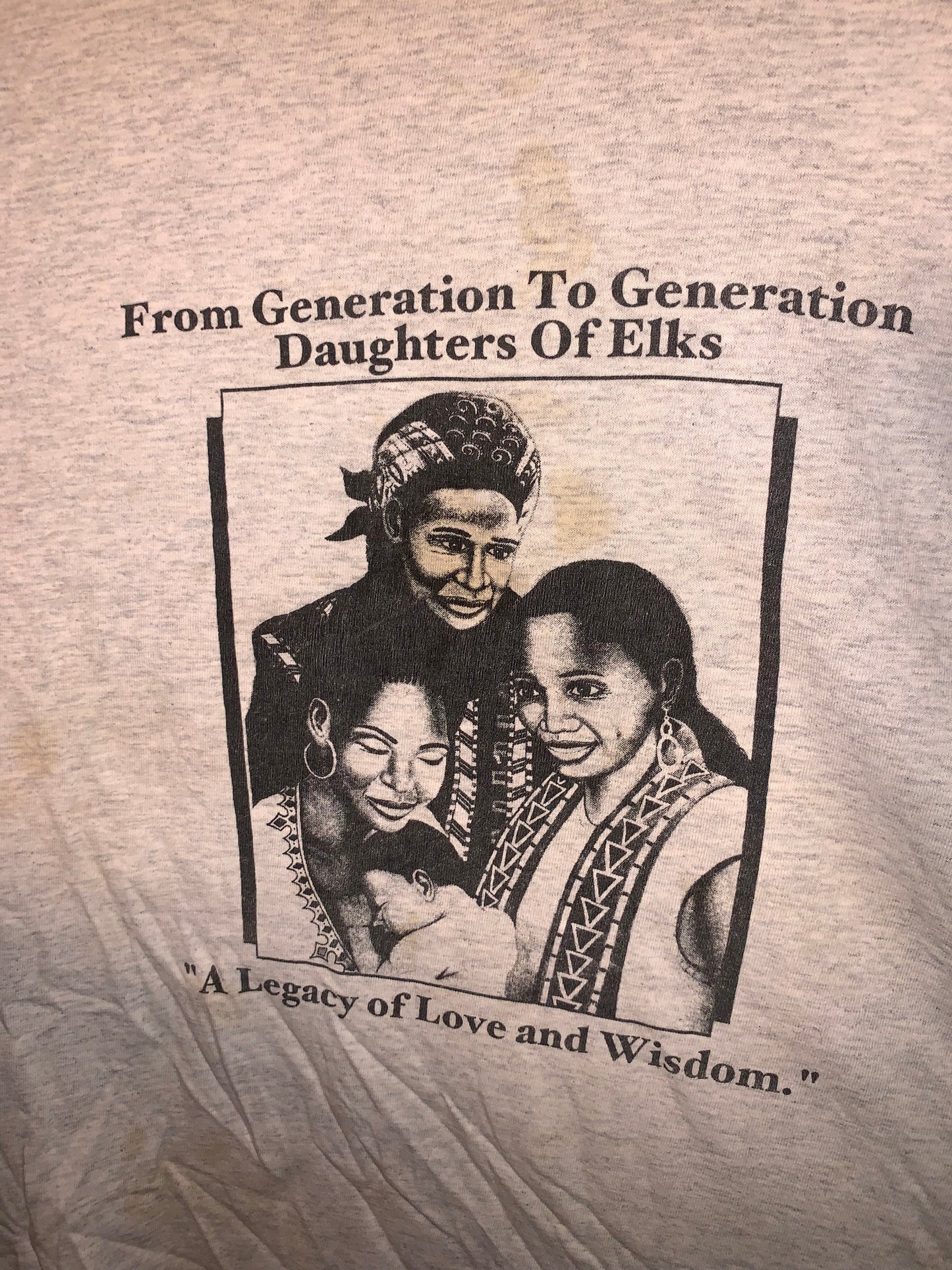 Daughters of Elks Tshirt - XLarge - 27.5” x 29”