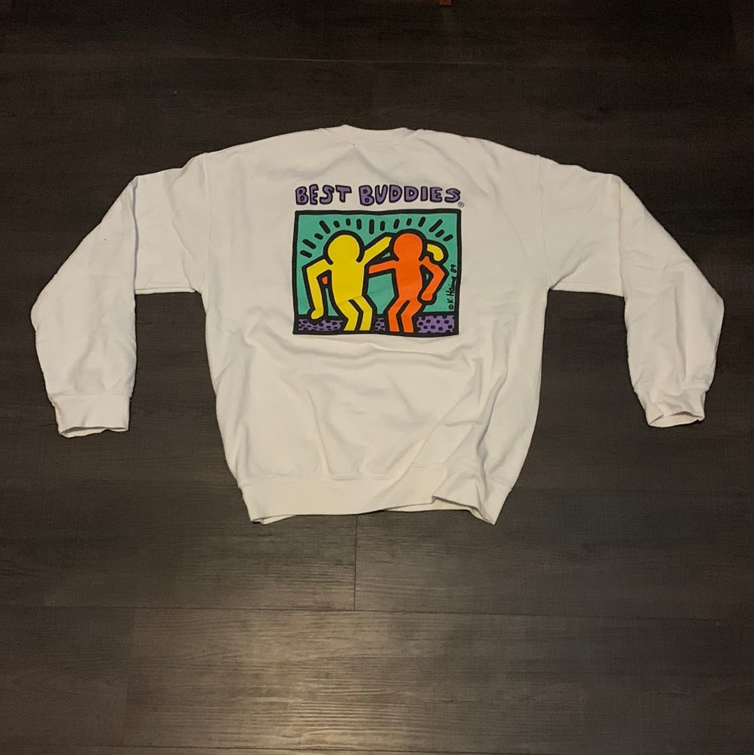 Keith Haring Best Buddies Crewneck - 21” x 24.5”