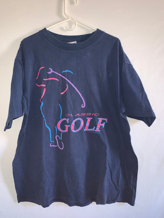 90's Golf Tshirt - XLarge - 25.5” x 29”