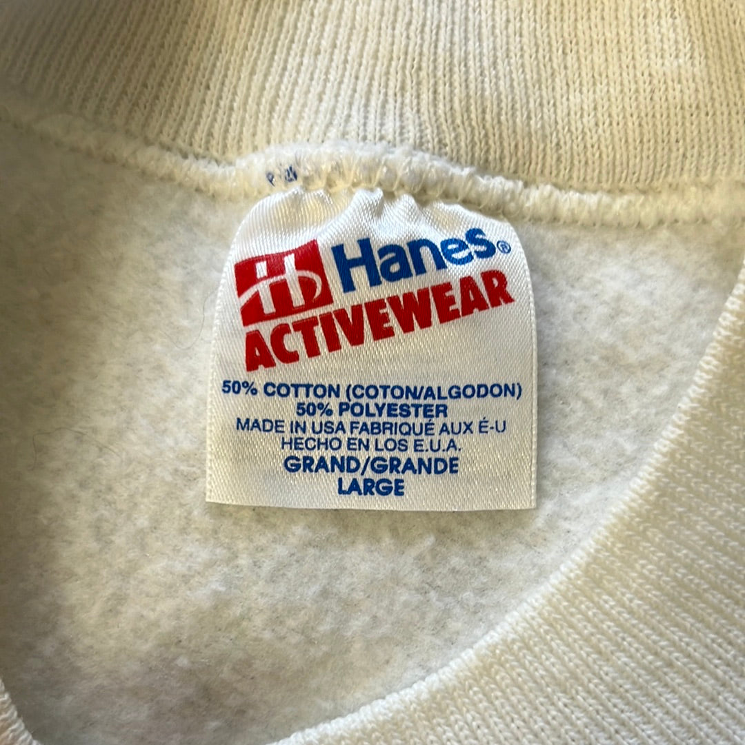 80's Hanes Crewneck Sweatshirt - Medium - 20.5” x 26.5”