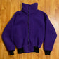 1980s made in usa zip up fleece jacket - 21" x 25"