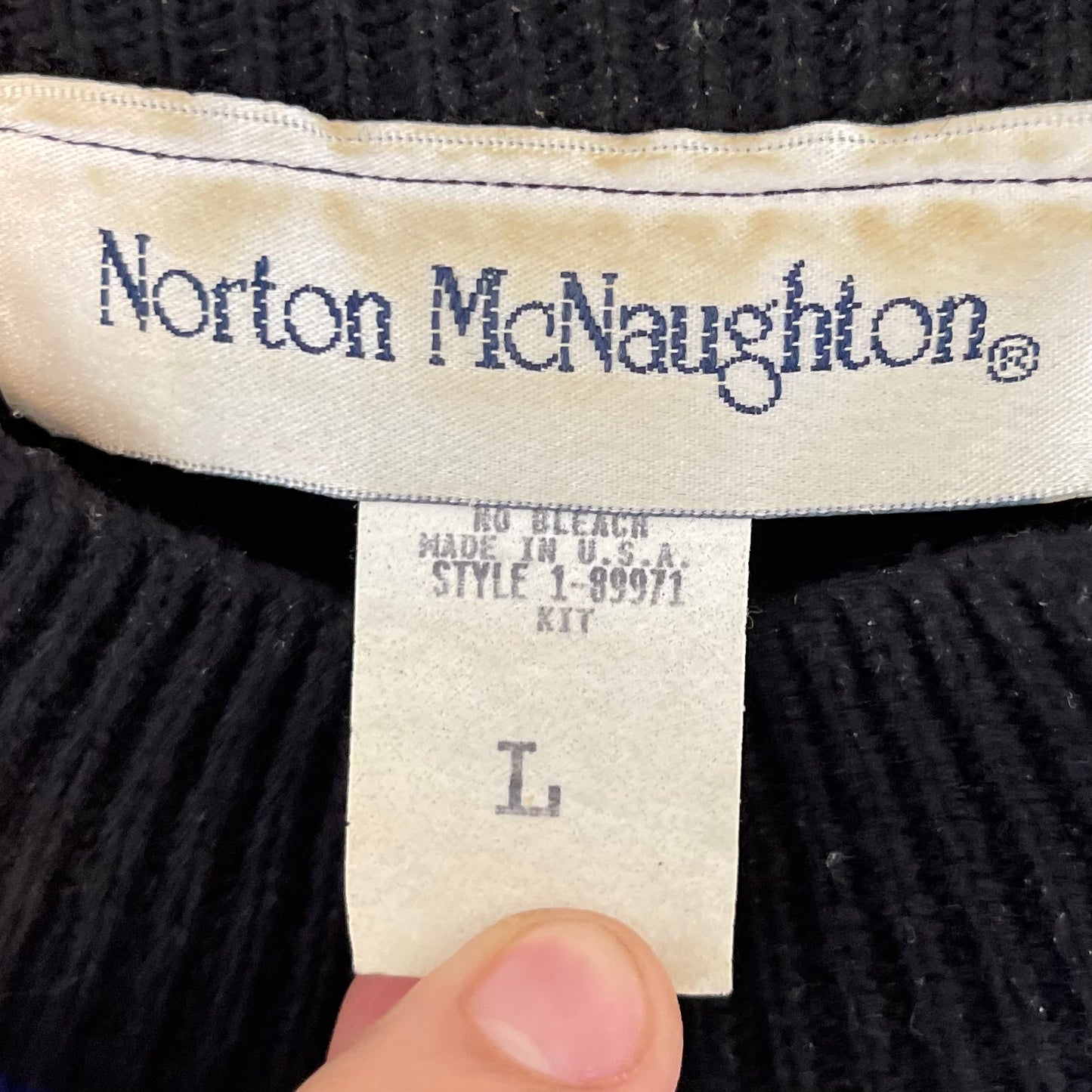 1980's Norton Mcnaughton Sweater - L