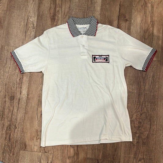 90's Crystal Springs Polo - M 19.5” x 29.5”