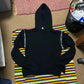 80's Acrylic Zipper Muscle Shirt Sweater - Small - 19" x 22.5"