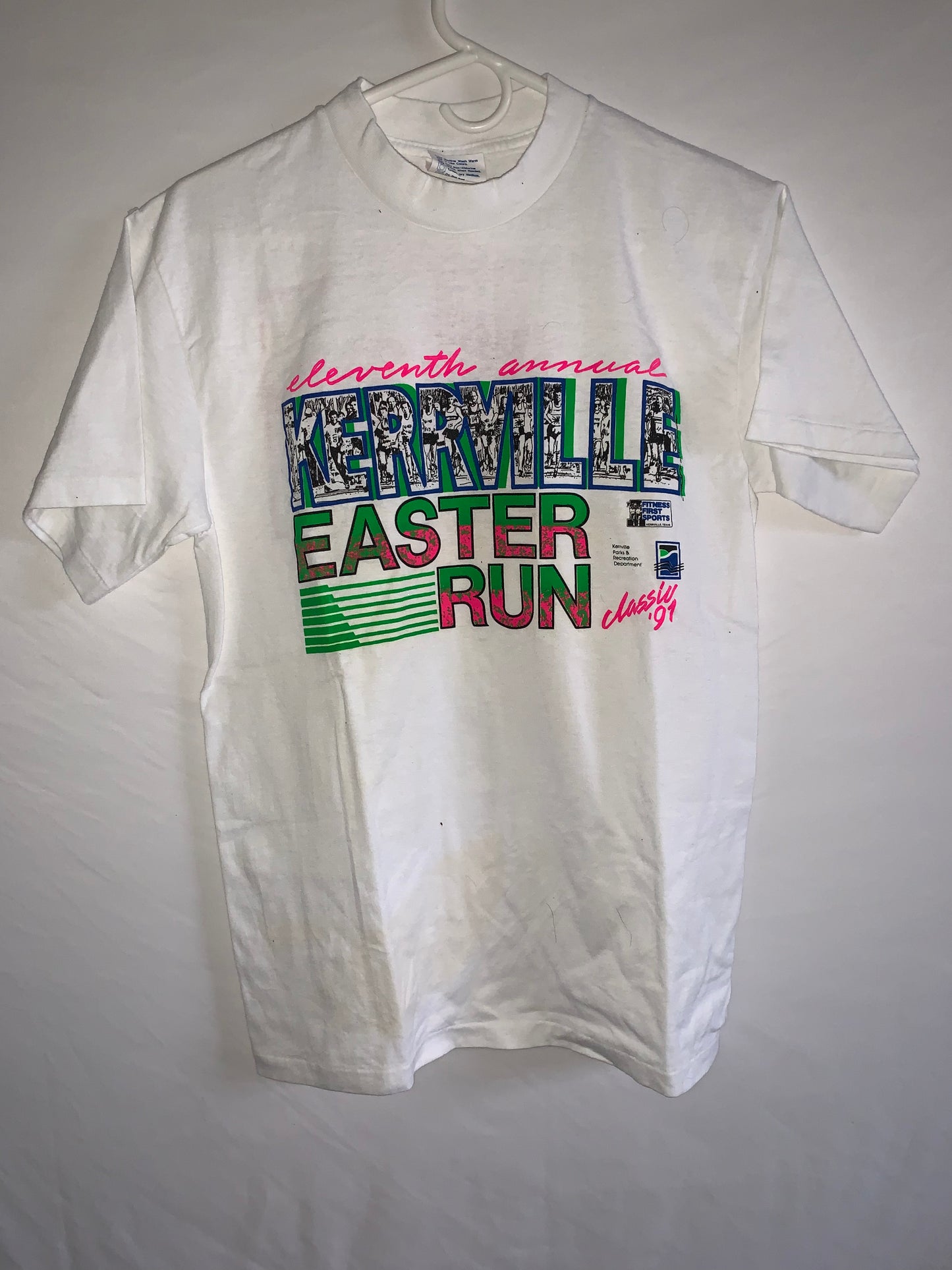 90's Easter Run Dr Pepper Tshirt - XSmall - 17” x 25.5”