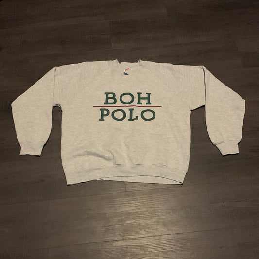 90's Jerzees Boh Polo Crewneck - 22” x 23”