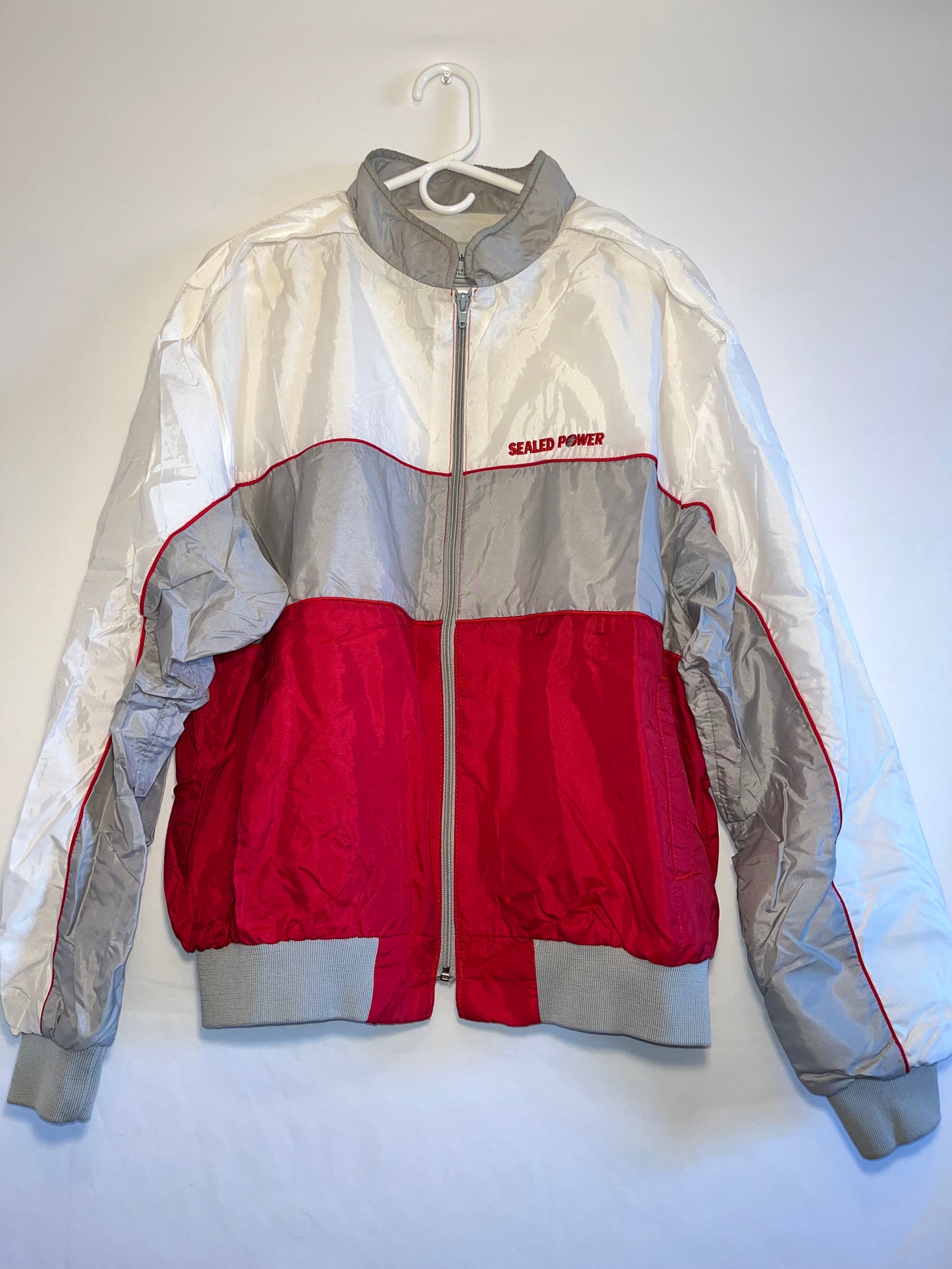 80's Dunbrooke Sealed Power Windbreaker Zip Up - XLarge - 24” x 26”