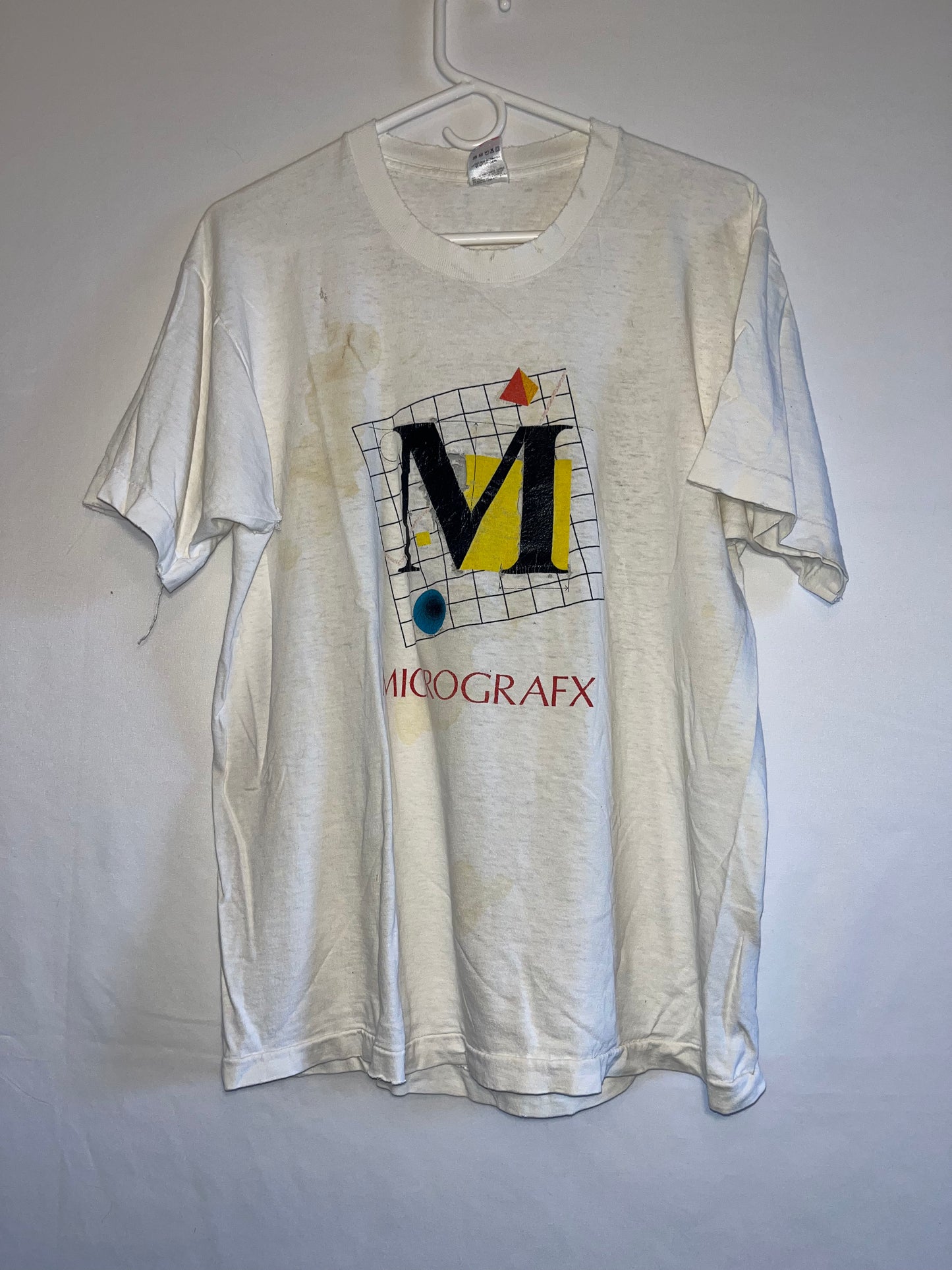 90's FOTL Micrographix Tshirt - Small - 18” x 25.5”