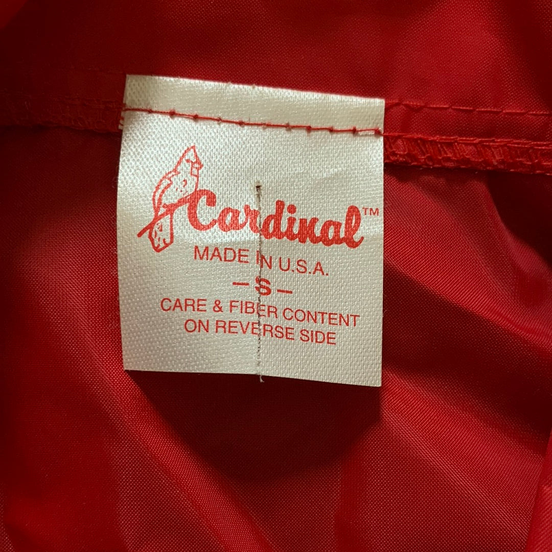 70/80's Cardinal NWC Windbreaker - Small - 19” x 26.5”