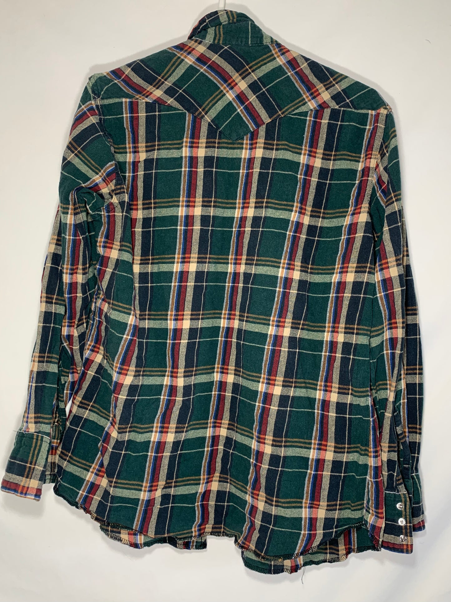 90's Wrangler Western Pearl Snap Shirt - Medium - 21” x 27”