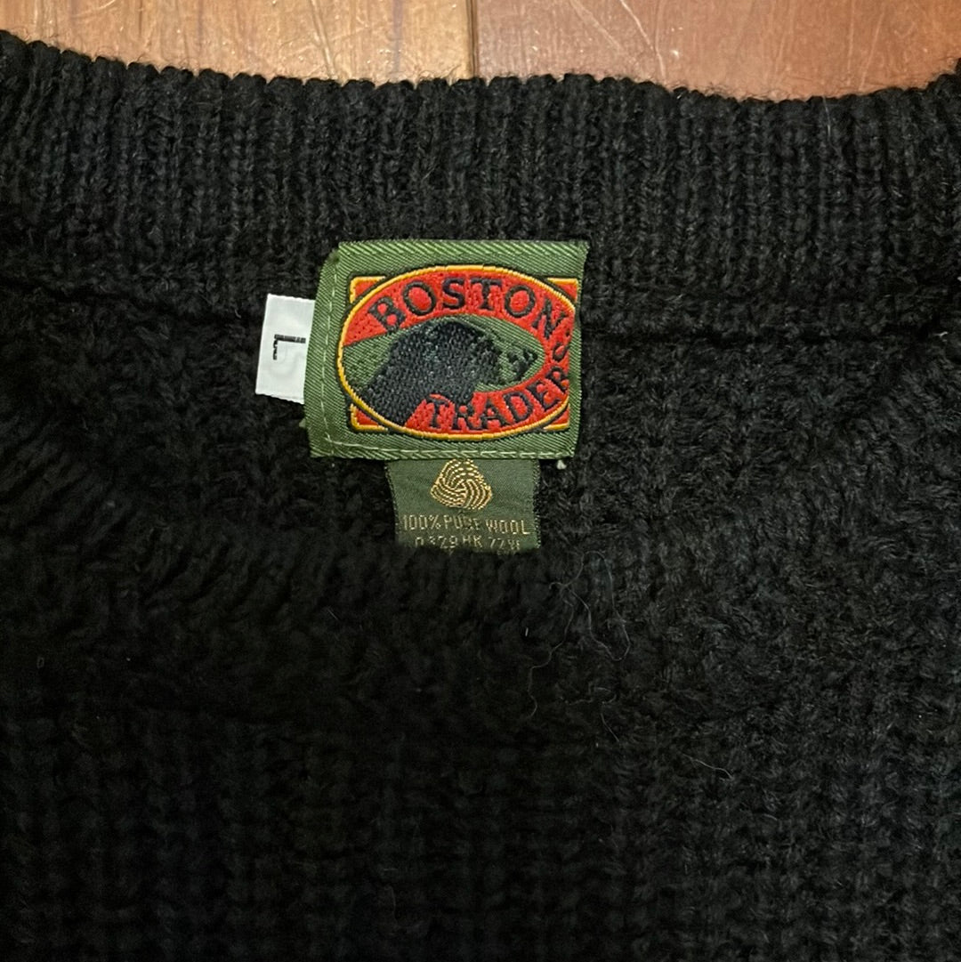 80's Boston Trader Wool Sweater - 22" x 25"