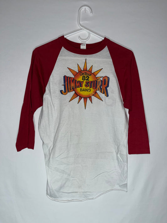 80's Jimmy Sturr Raglan Shirt - Small - 18” x 25”