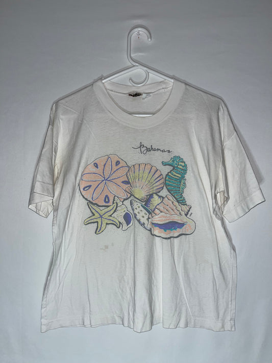 80's Bahamas Paper Thin Tshirt - Medium - 20” x 23”