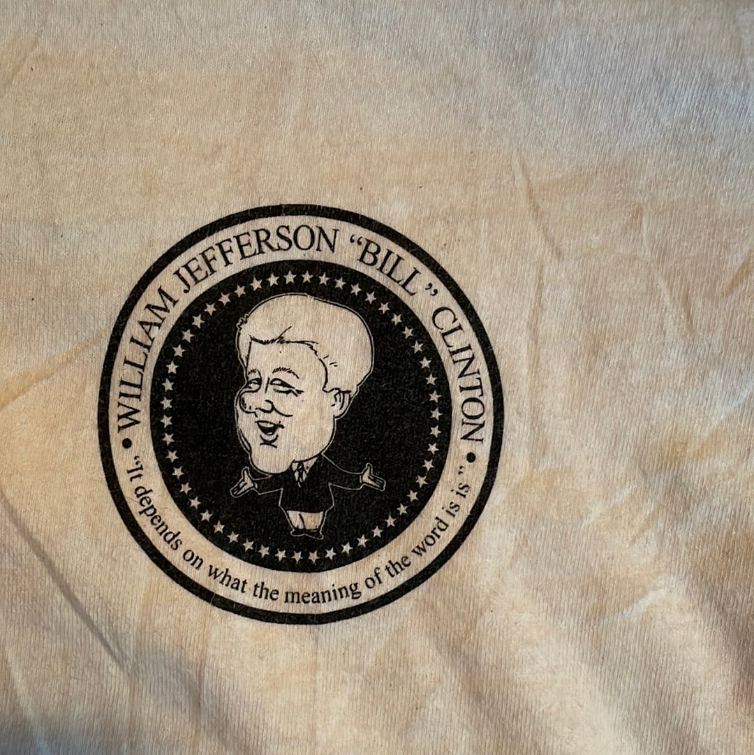 Bill Clinton Monica Lewinsky Tshirt -  22.5” x 27”