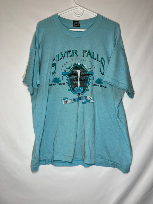 90's FOTL Best Silver Falls Tshirt - XLarge - 25.5” x 28.5”