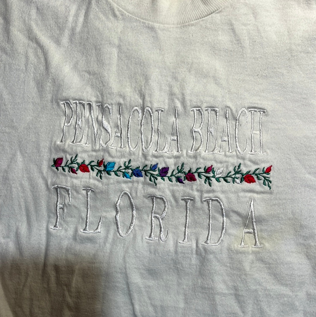 90's Pensacola Florida Tshirt - Medium - 21.5” x 28”