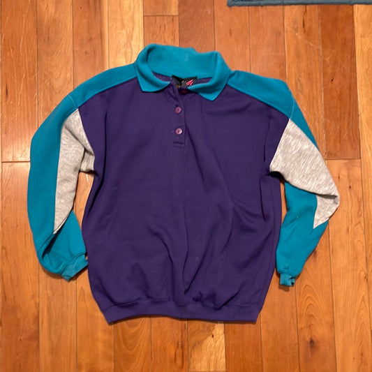 80's Active Elements Sweater Polo - 20.5" x 21.5"