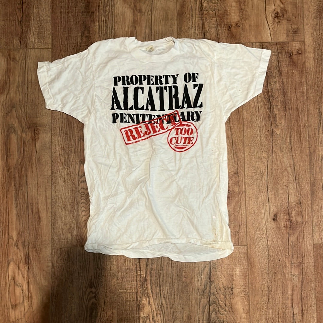 80's Alcatraz Tshirt - 16.5” x 25”