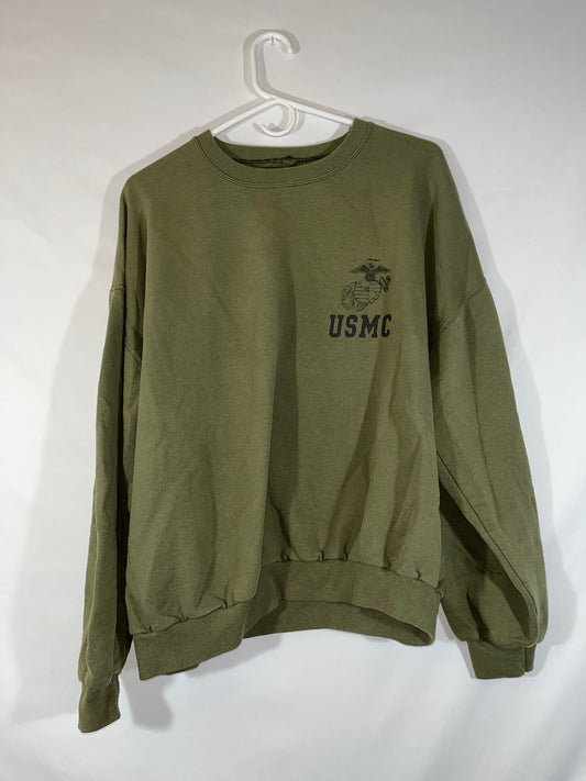 USMC Crewneck Sweatshirt - XLarge - 24.5” x 24.5”