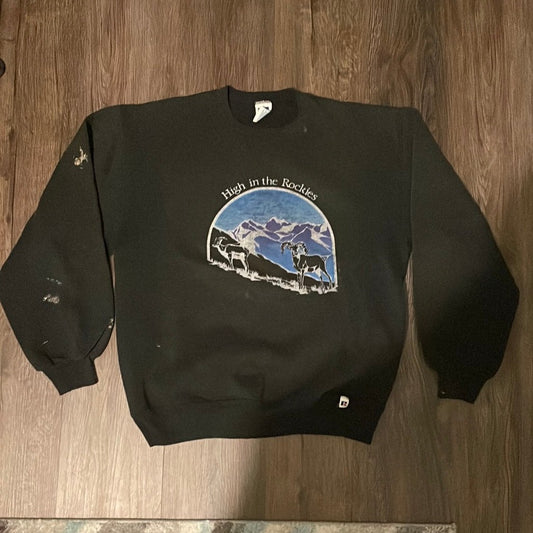 90's Russell High In The Rockies Crewneck - 22” x 24”