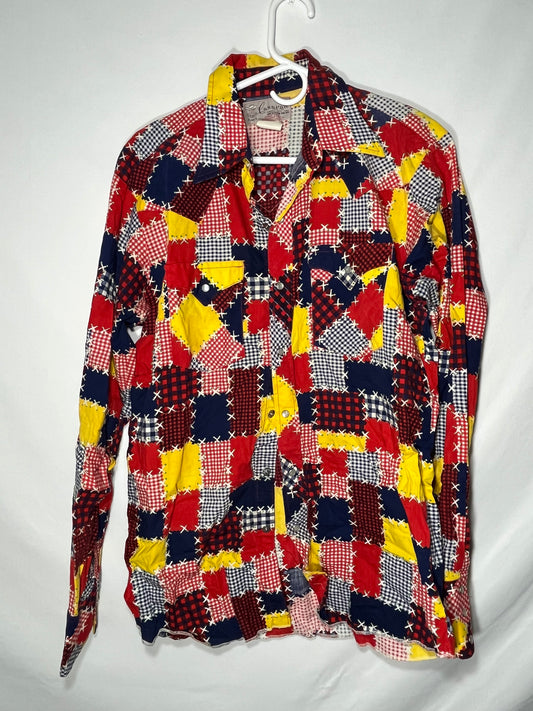 70's (?) Button Up Shirt - Medium - 21.5” x 30”