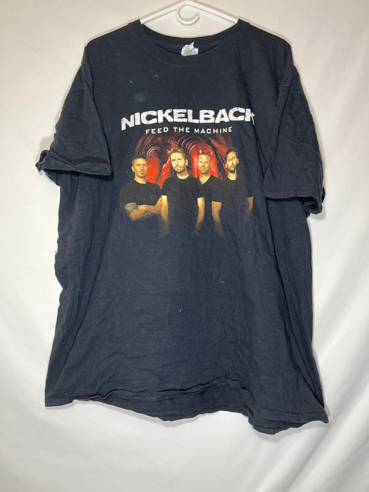 Gildan Nickelback Feed the Machine Tshirt - XLarge - 26.5” x 29.5”