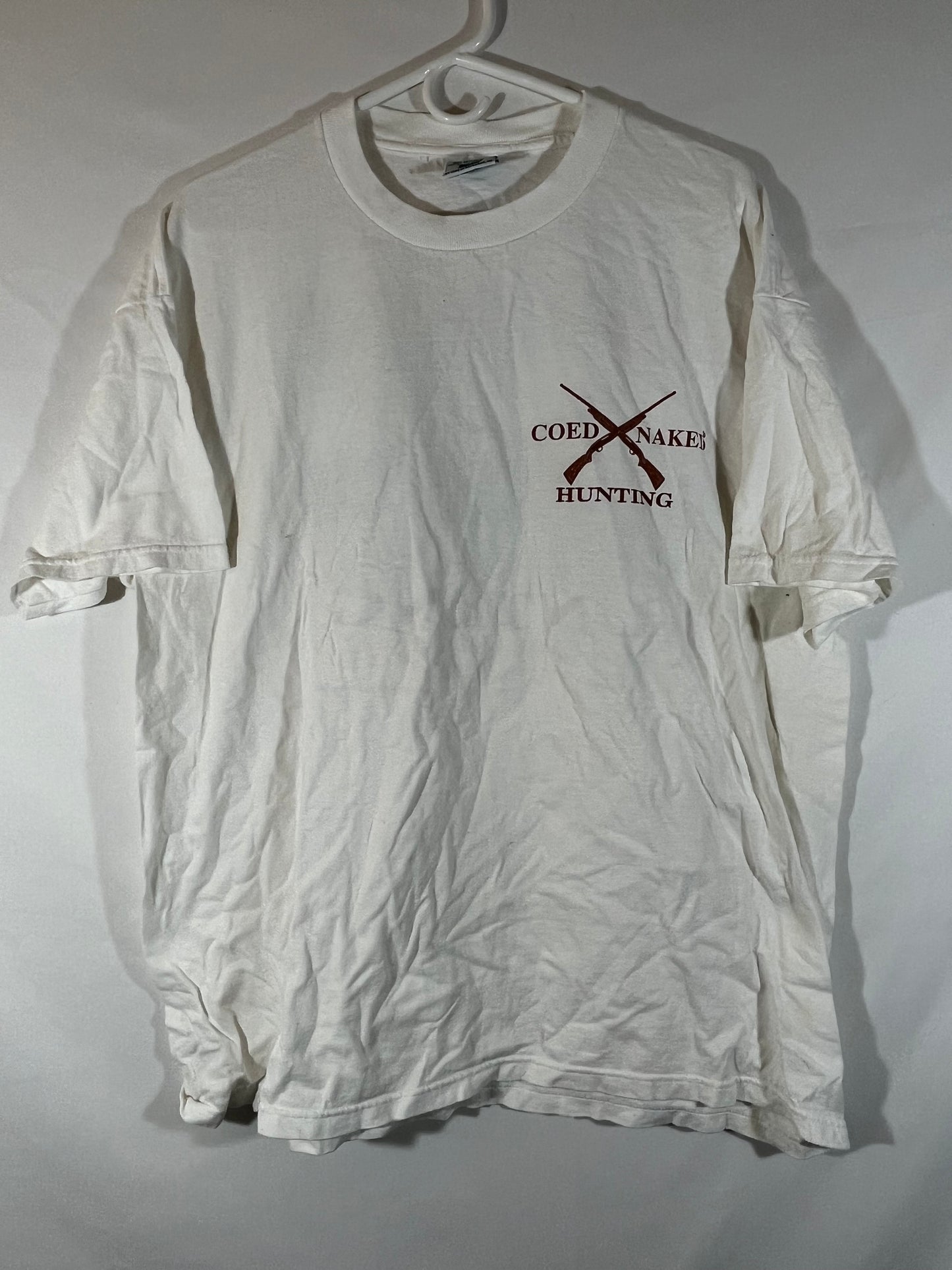 Coed Naked Hunting Tshirt - Large - 22” x 29”
